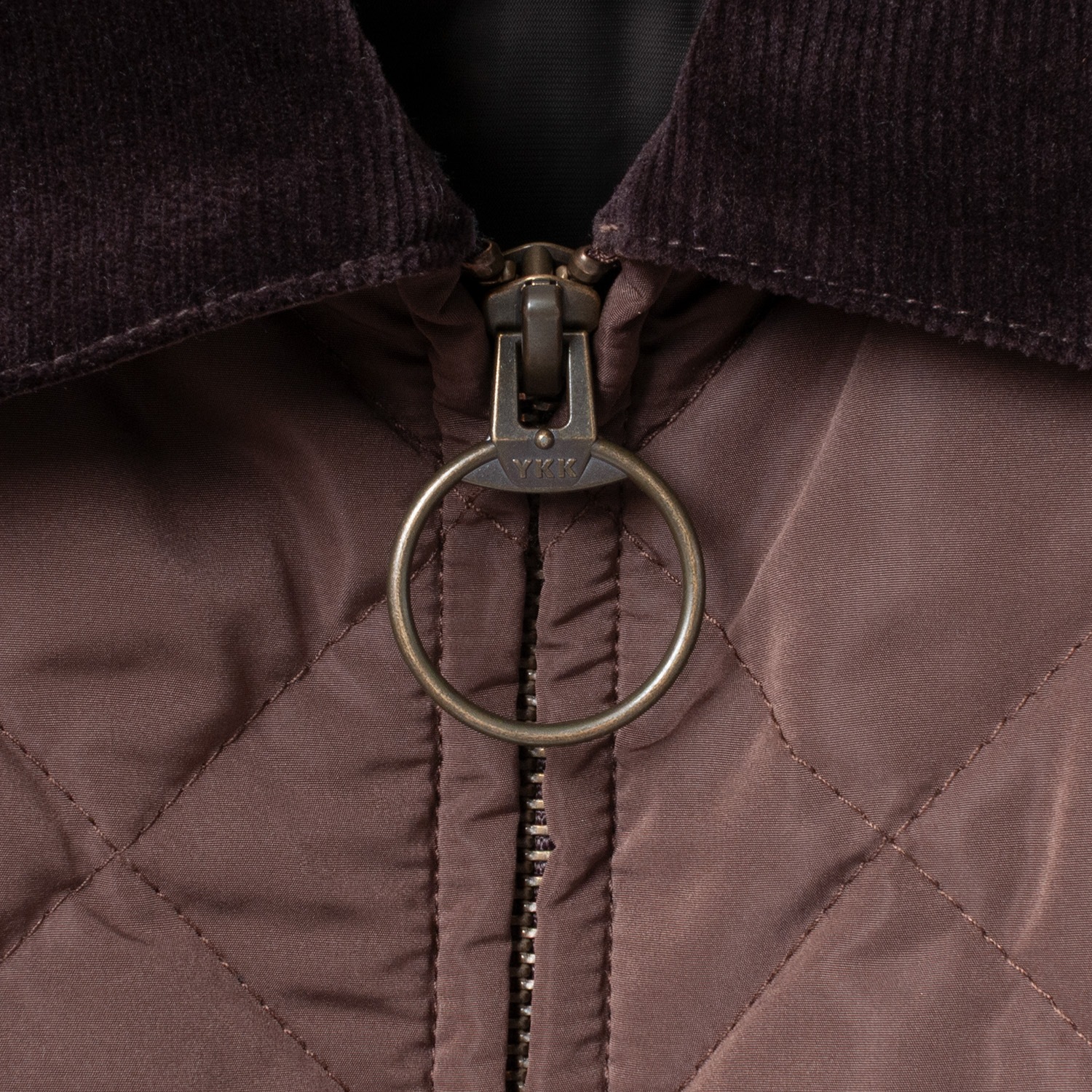 [le ciel de HARRISS] Quilted Outdoor Jacket_Brown(71)