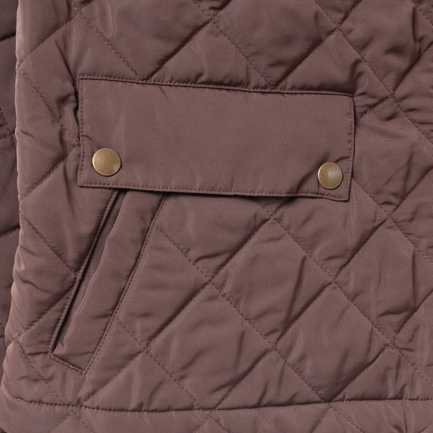 [le ciel de HARRISS] Quilted Outdoor Jacket_Brown(71)