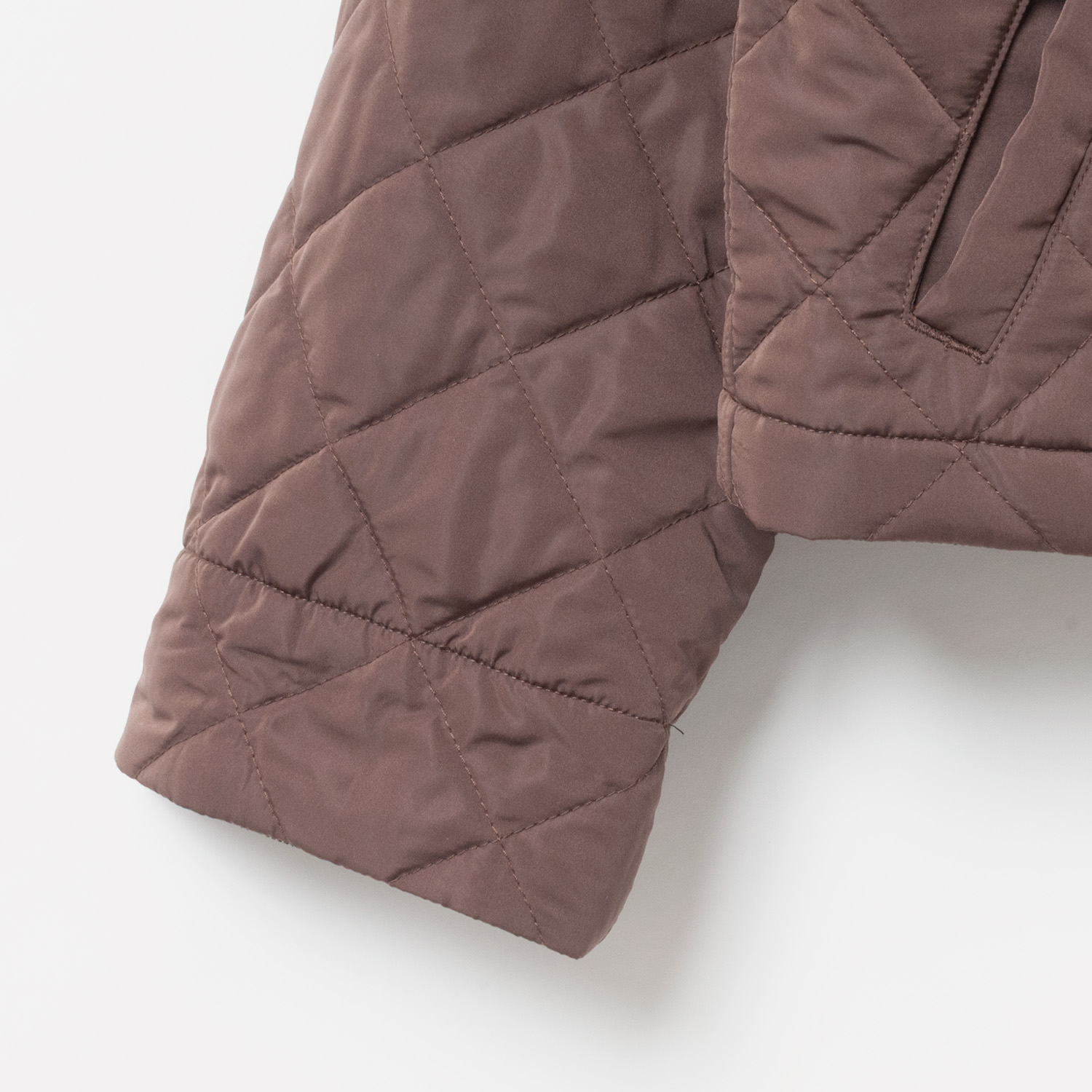 [le ciel de HARRISS] Quilted Outdoor Jacket_Brown(71)