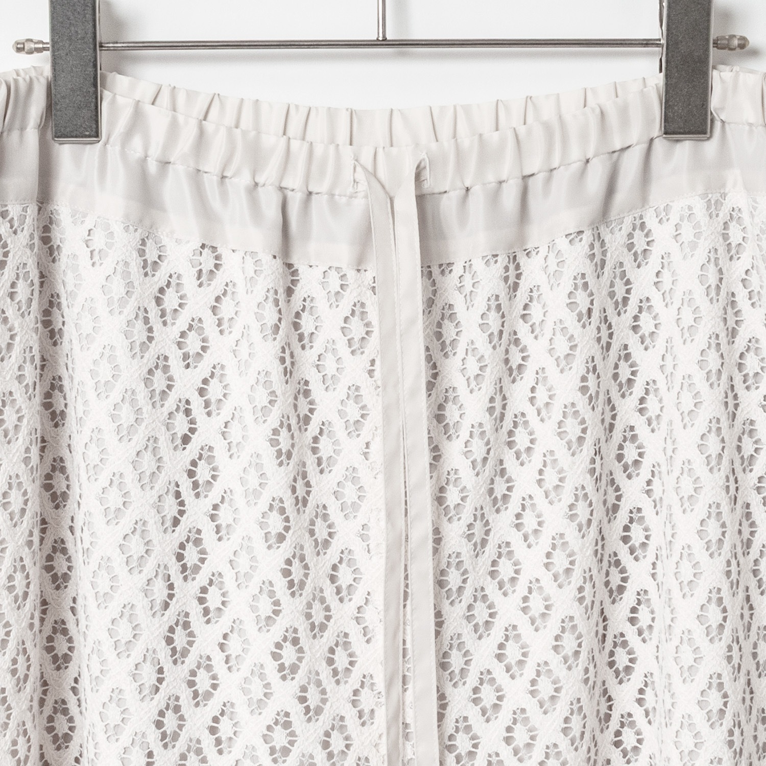 [Harriss �� Keiko Okamoto] Organic Cotton Wide Flared Pants_Ecru(03)