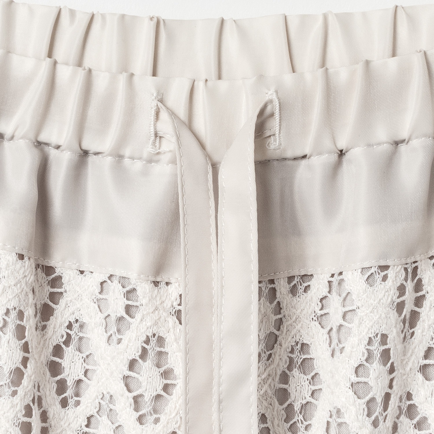 [Harriss �� Keiko Okamoto] Organic Cotton Wide Flared Pants_Ecru(03)