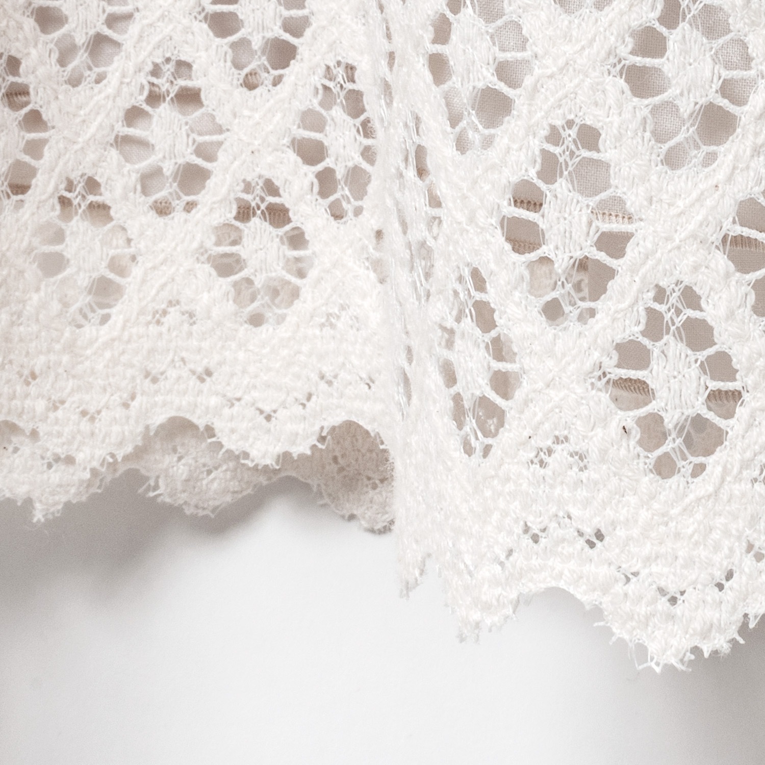 [Harriss �� Keiko Okamoto] Organic Cotton Wide Flared Pants_Ecru(03)
