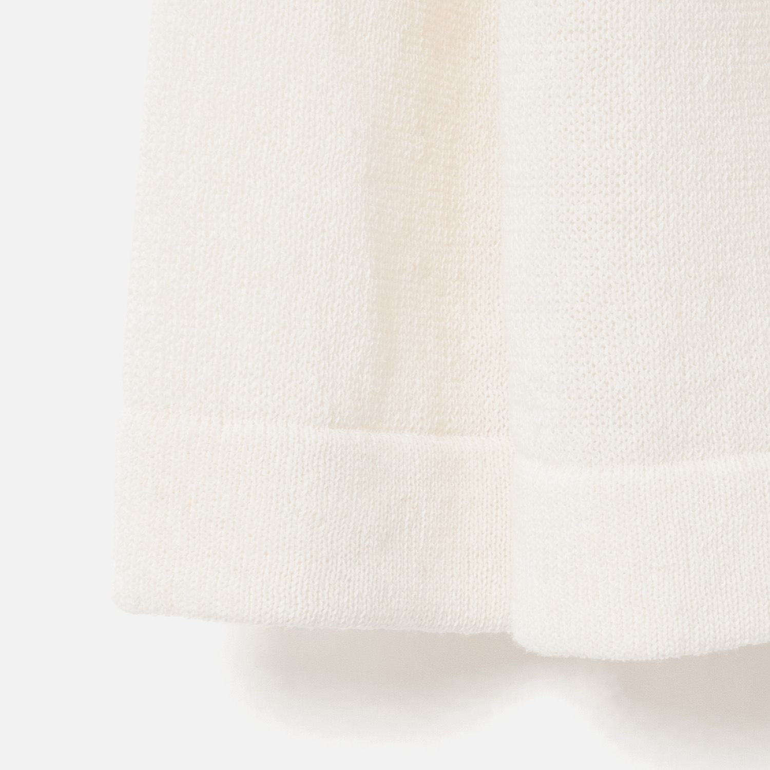 [Harriss �� Keiko Okamoto] Crew neck cardigan with pearls_Ecru(03)