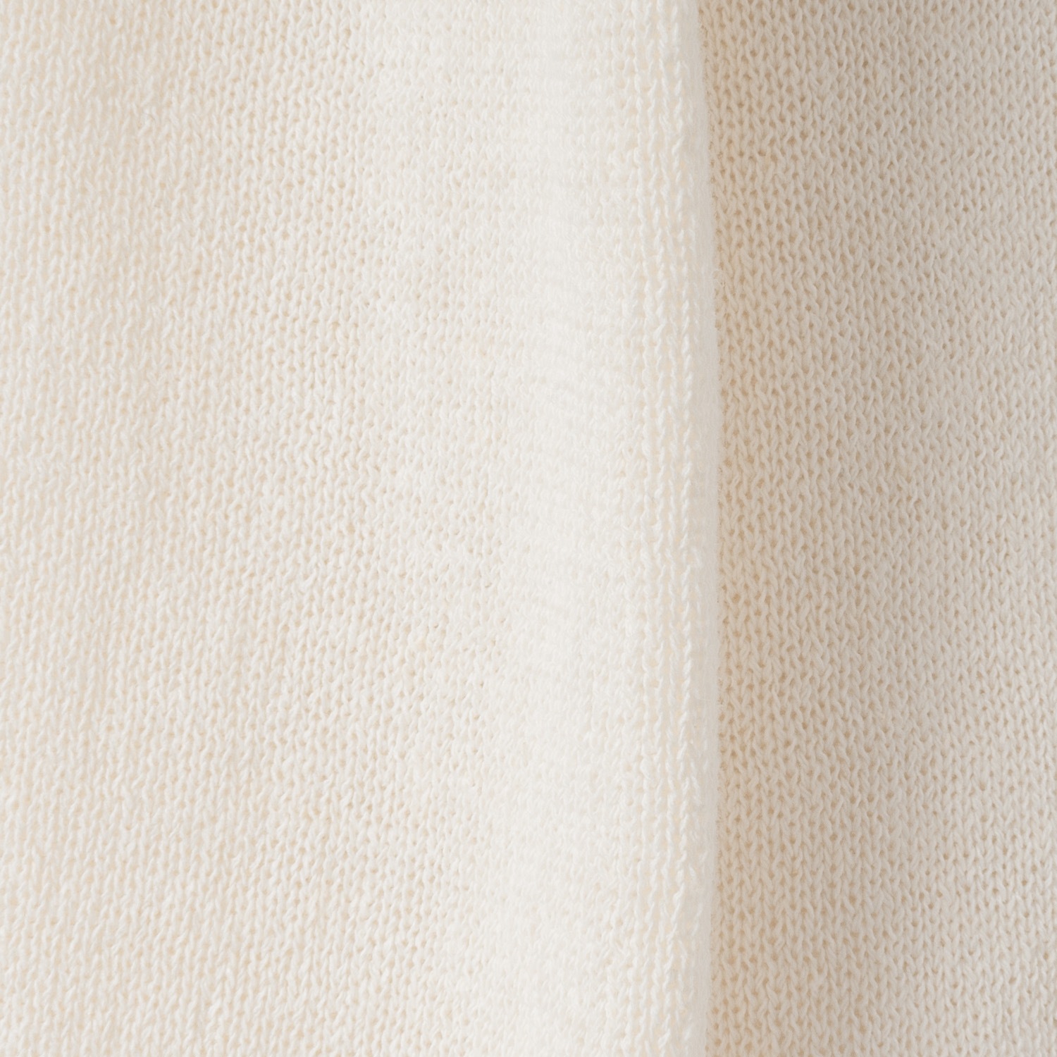 [Harriss �� Keiko Okamoto] Crew neck cardigan with pearls_Ecru(03)