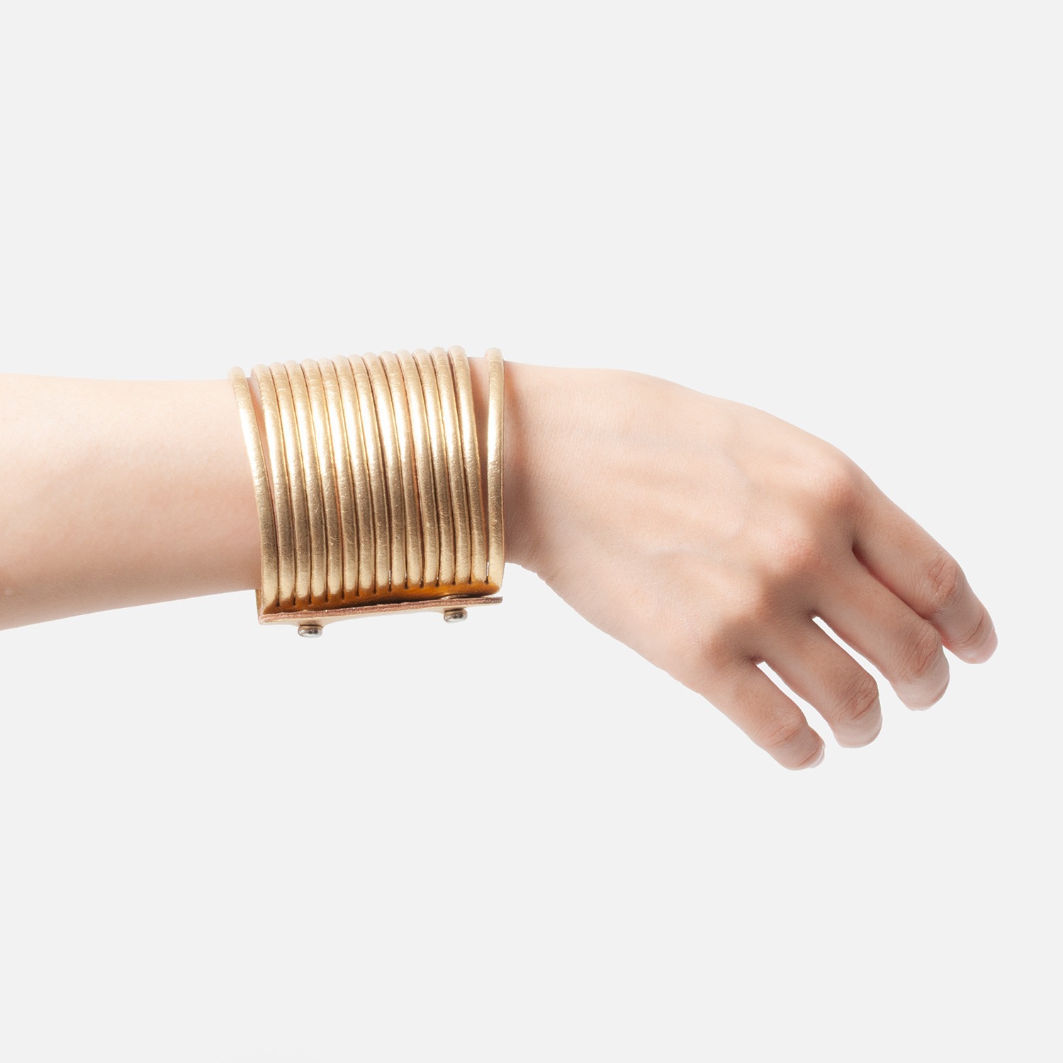 [trippen] Bracelet L ( gold-lam )
