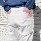 [RaPPELER] Back Satin Stretch Pants_White(01)