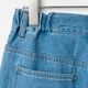[le ciel de HARRISS] Twisted seam wide denim_Sax blue(52)