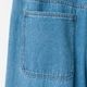 [le ciel de HARRISS] Twisted seam wide denim_Sax blue(52)