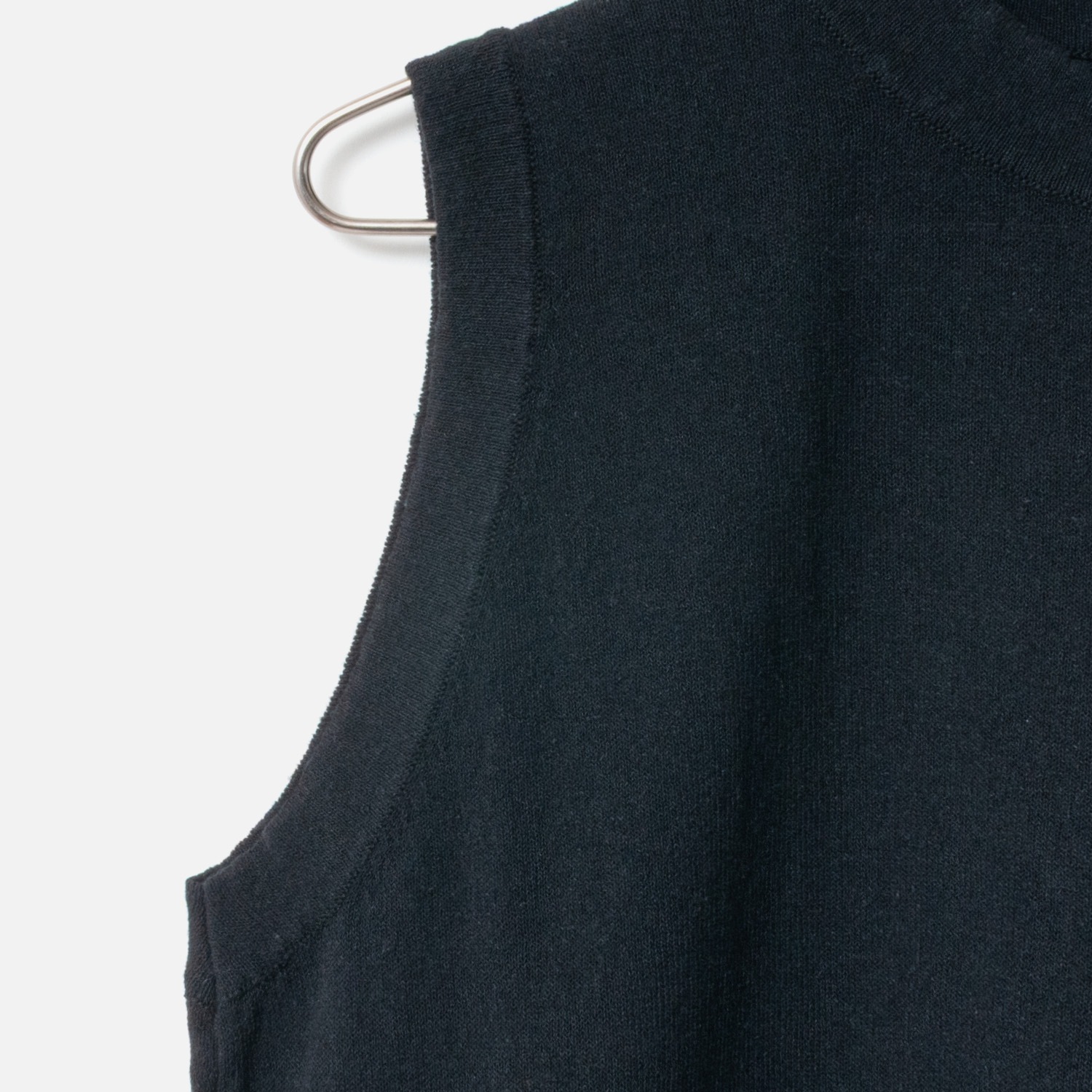 [Harriss �� Keiko Okamoto] American Sleeve Style Knit_Black(80)