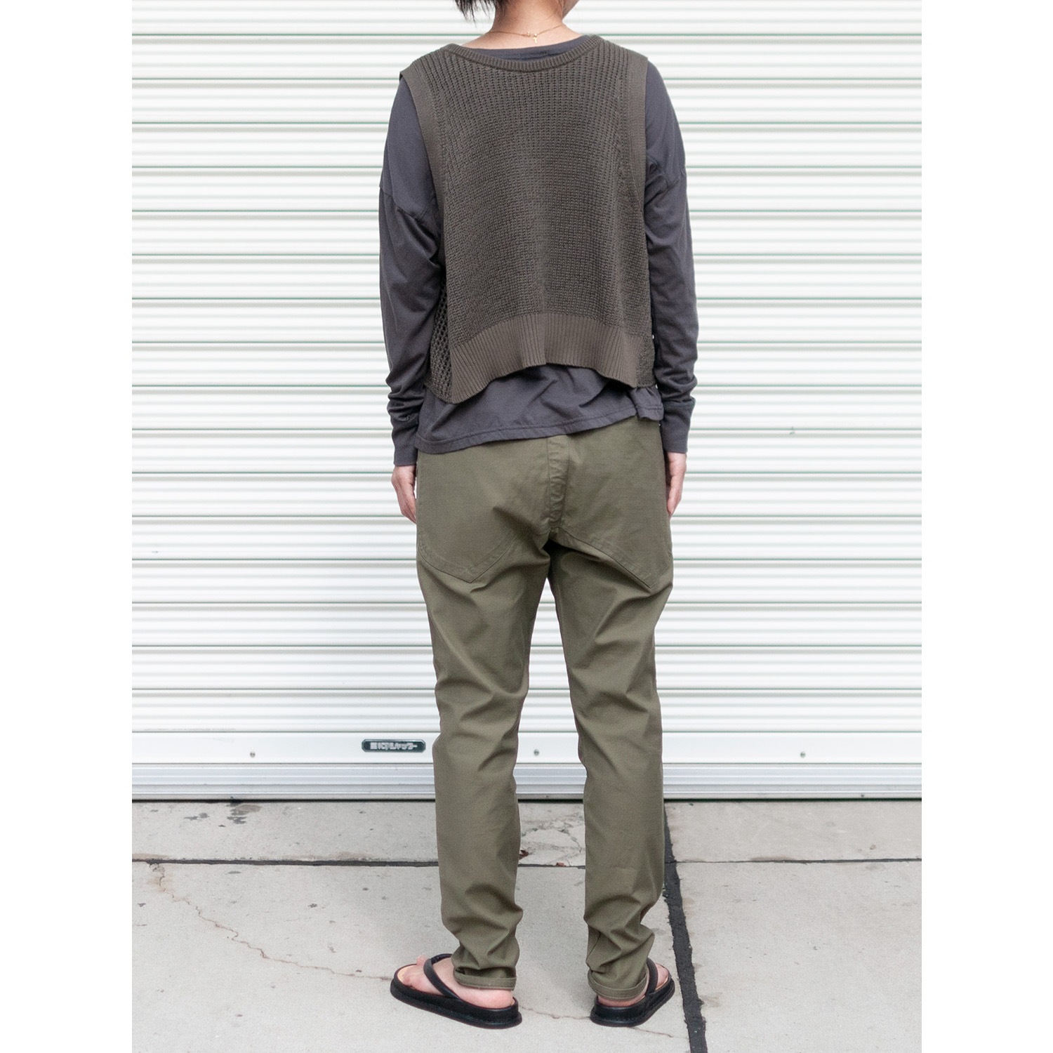 [RaPPELER] Back Satin Stretch Pants_khaki(31)