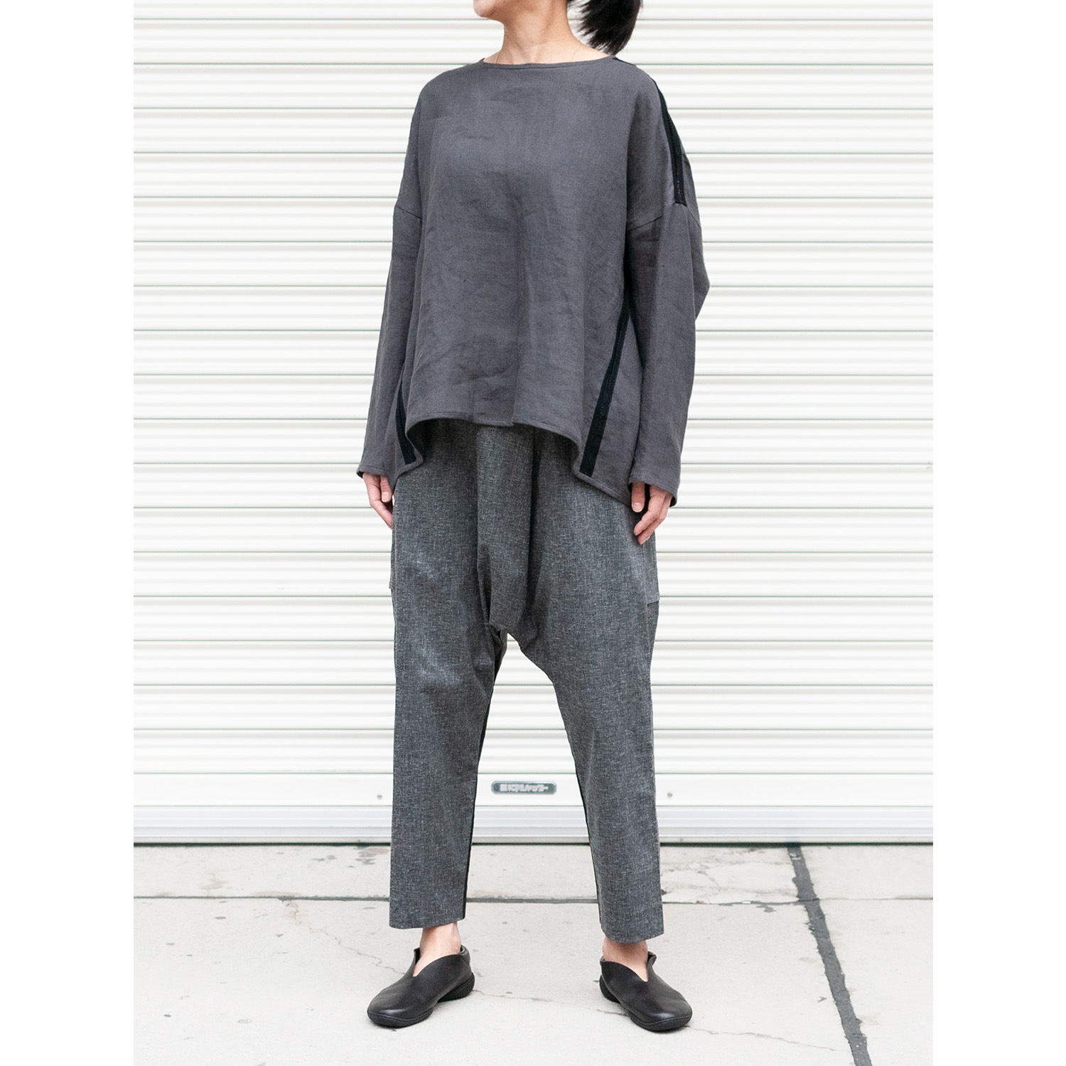 [RaPPELER] Sarouel pants_Charcoal gray(81)