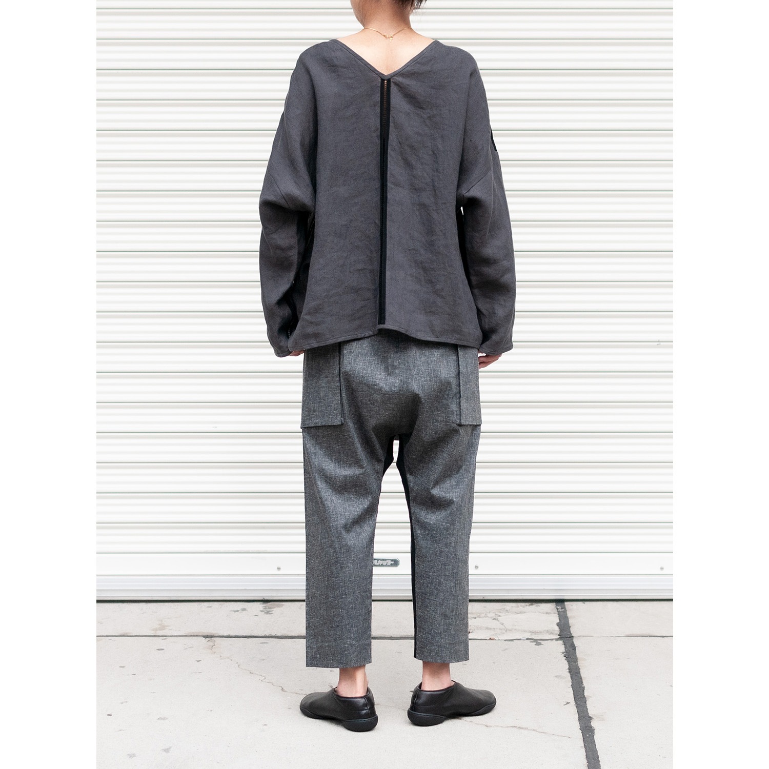 [RaPPELER] Sarouel pants_Charcoal gray(81)