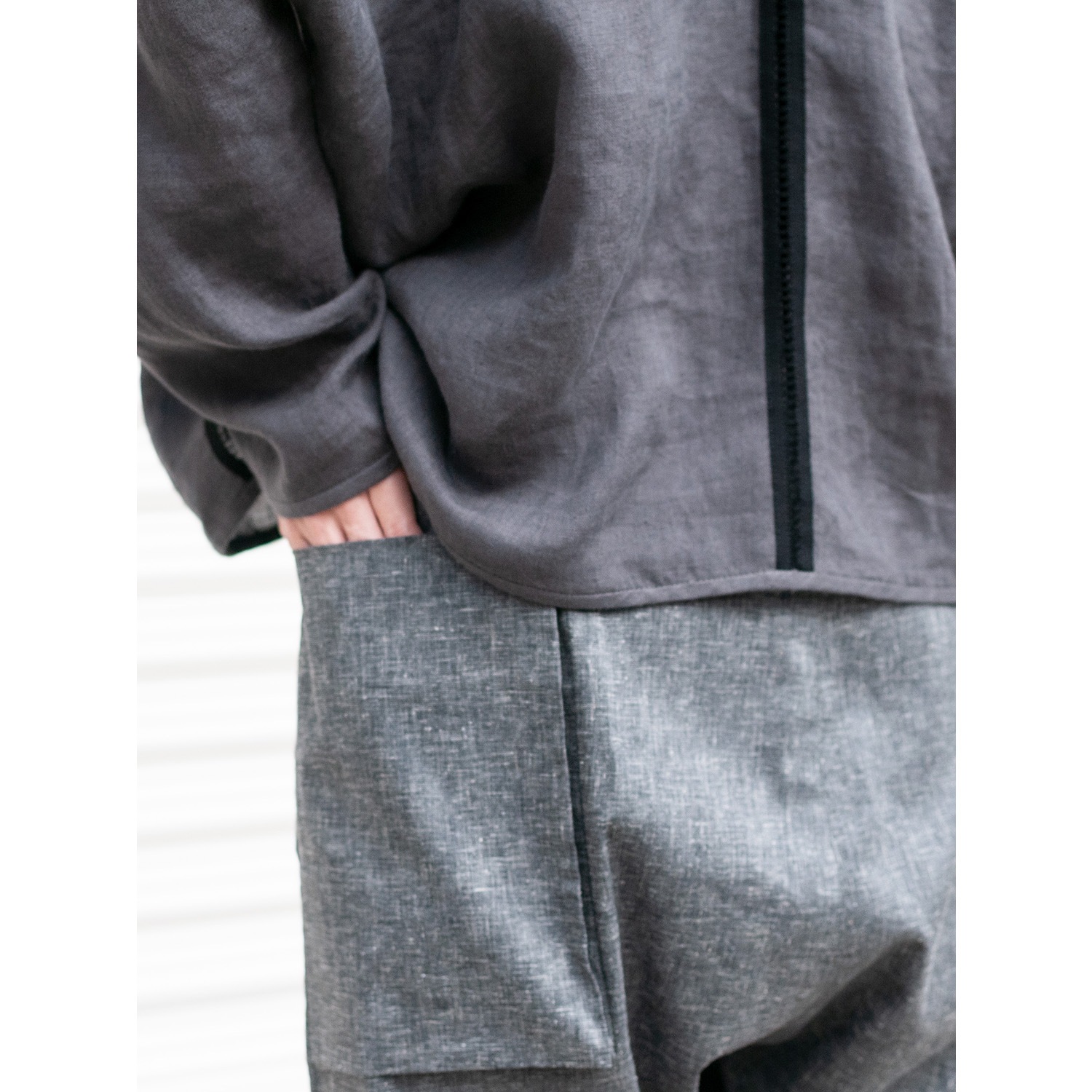 [RaPPELER] Sarouel pants_Charcoal gray(81)