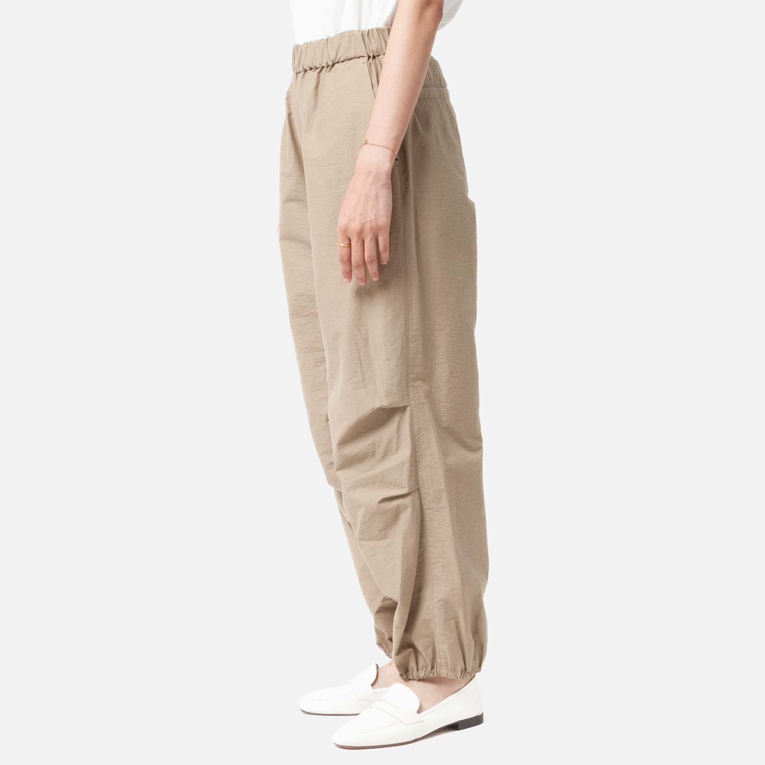 [Harriss] Baggy tuck pants_Beige(61)