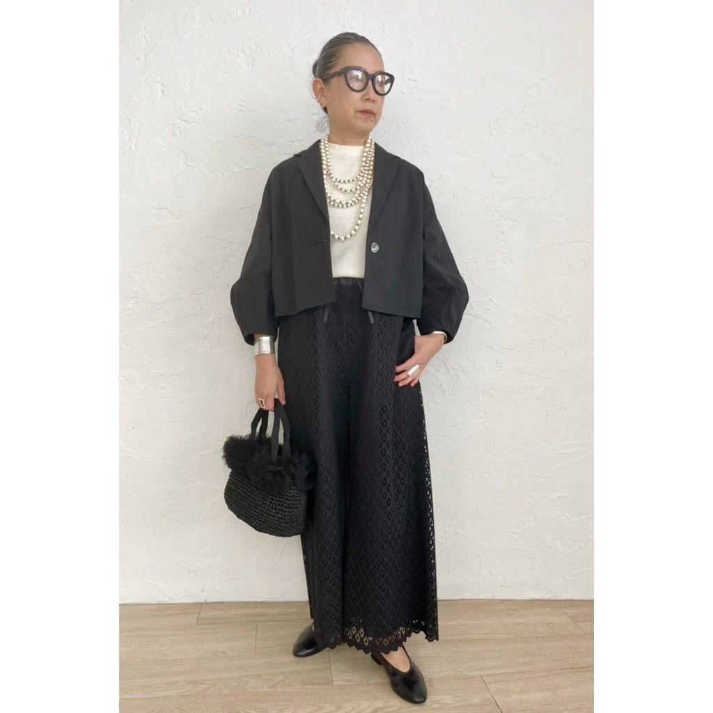 [Harriss �� Keiko Okamoto] Cotton Pearl 3-strand Necklace