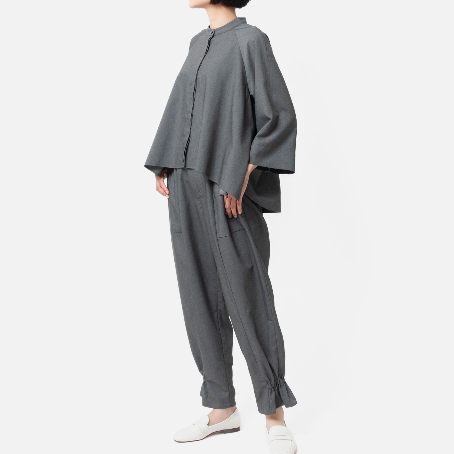 [Harriss] Cocoon wide tapered pants