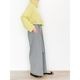 [Harriss  Keiko Okamoto] Wide pants_Gray(82)