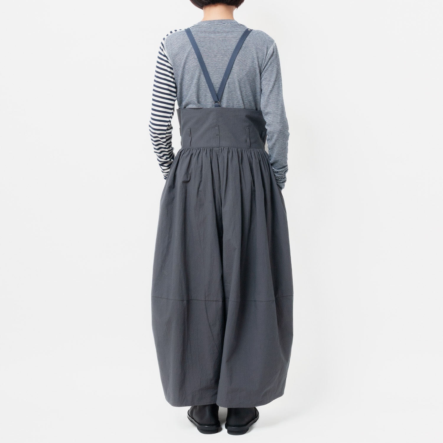[RaPPELER] Suspender pants_Charcoal gray(82)