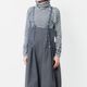 [RaPPELER] Suspender pants_Charcoal gray(82)