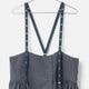 [RaPPELER] Suspender pants_Charcoal gray(82)