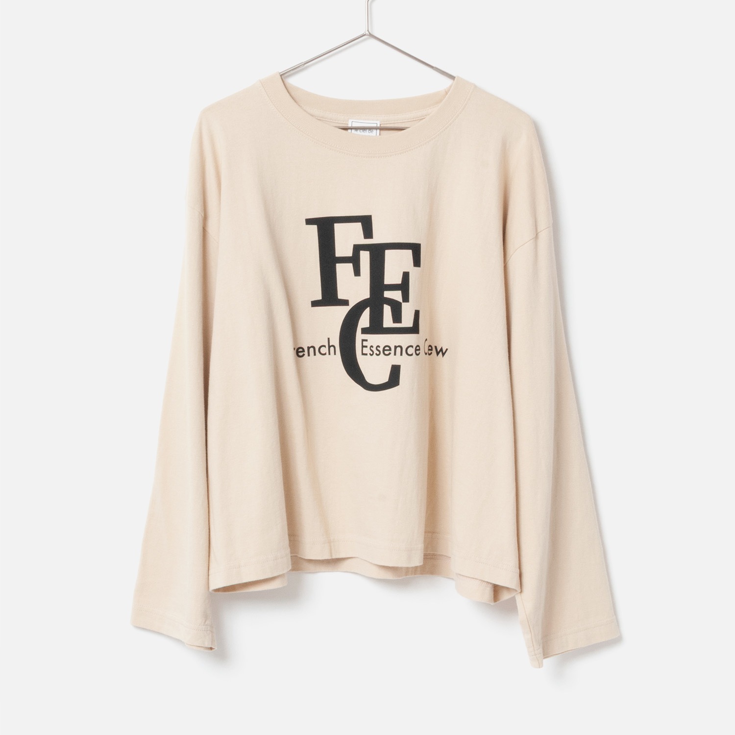 [le ciel de HARRISS] Long-sleeved T-shirt_Team logo style