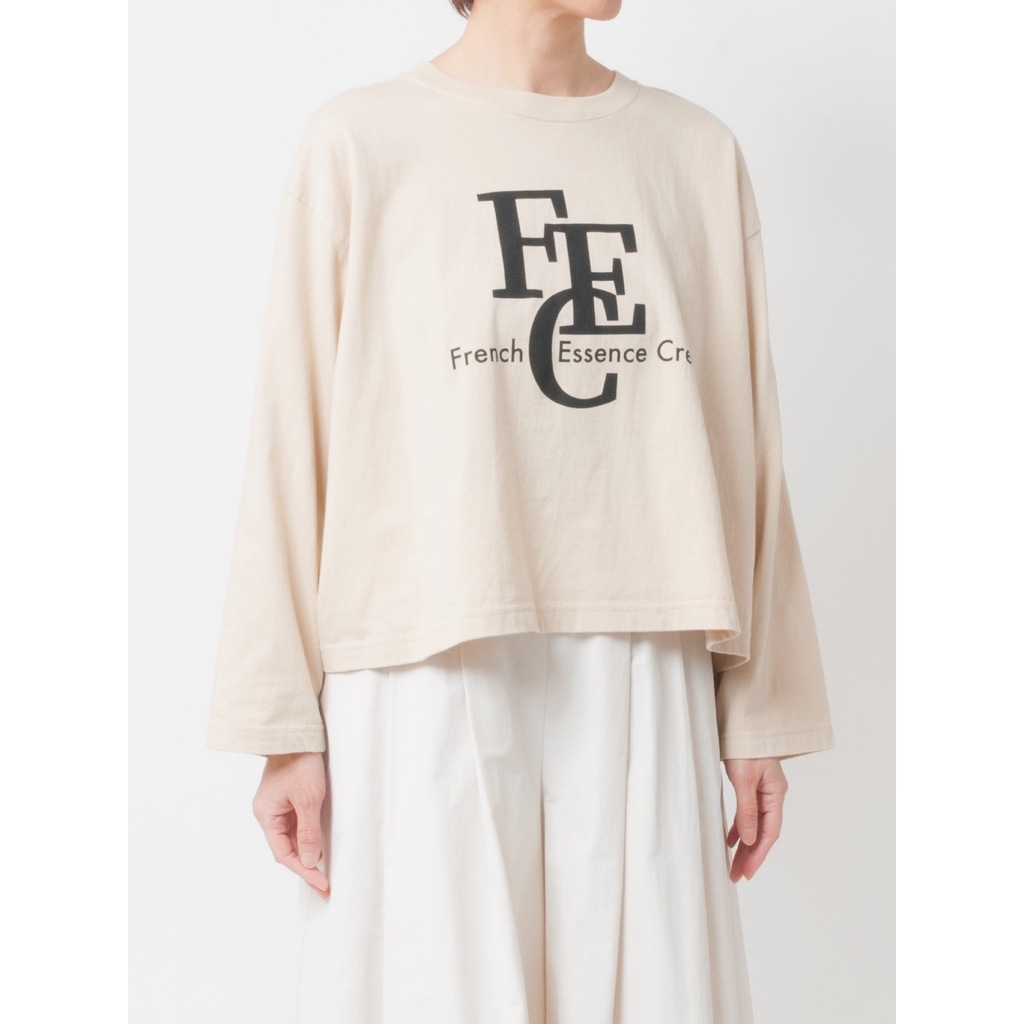 [le ciel de HARRISS] Long-sleeved T-shirt_Team logo style