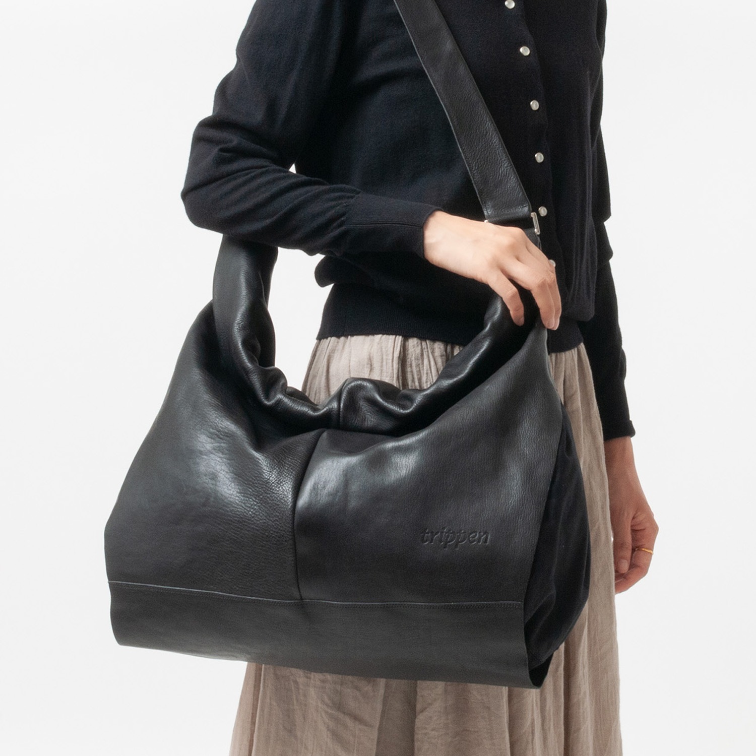 [trippen] Oblo Big ( black-bgl )