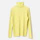 [Harriss �� Keiko Okamoto] Cut-rib long turtleneck sweater_Lemon Yellow(12)