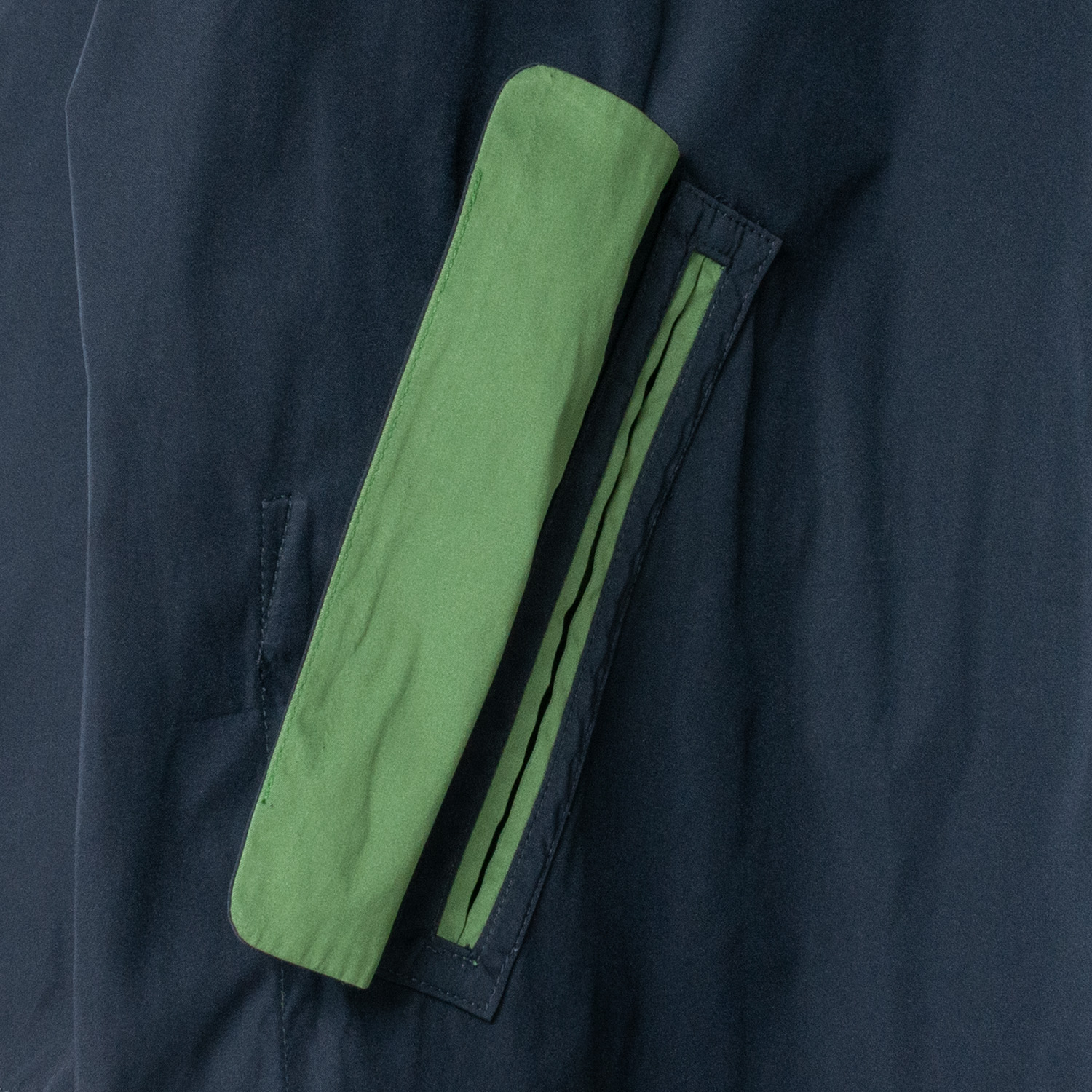[le ciel de HARRISS] Reversible & Detachable Collar Coat_Navy blue(50)