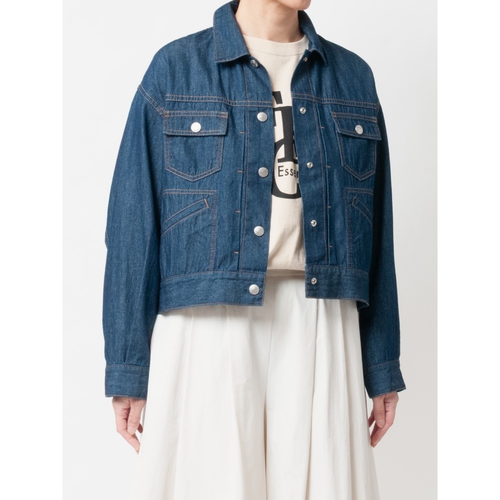 [le ciel de HARRISS] Vintage Style 6.5oz Denim Jacket_Blue(51)