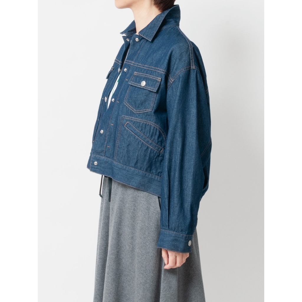 [le ciel de HARRISS] Vintage Style 6.5oz Denim Jacket_Blue(51)