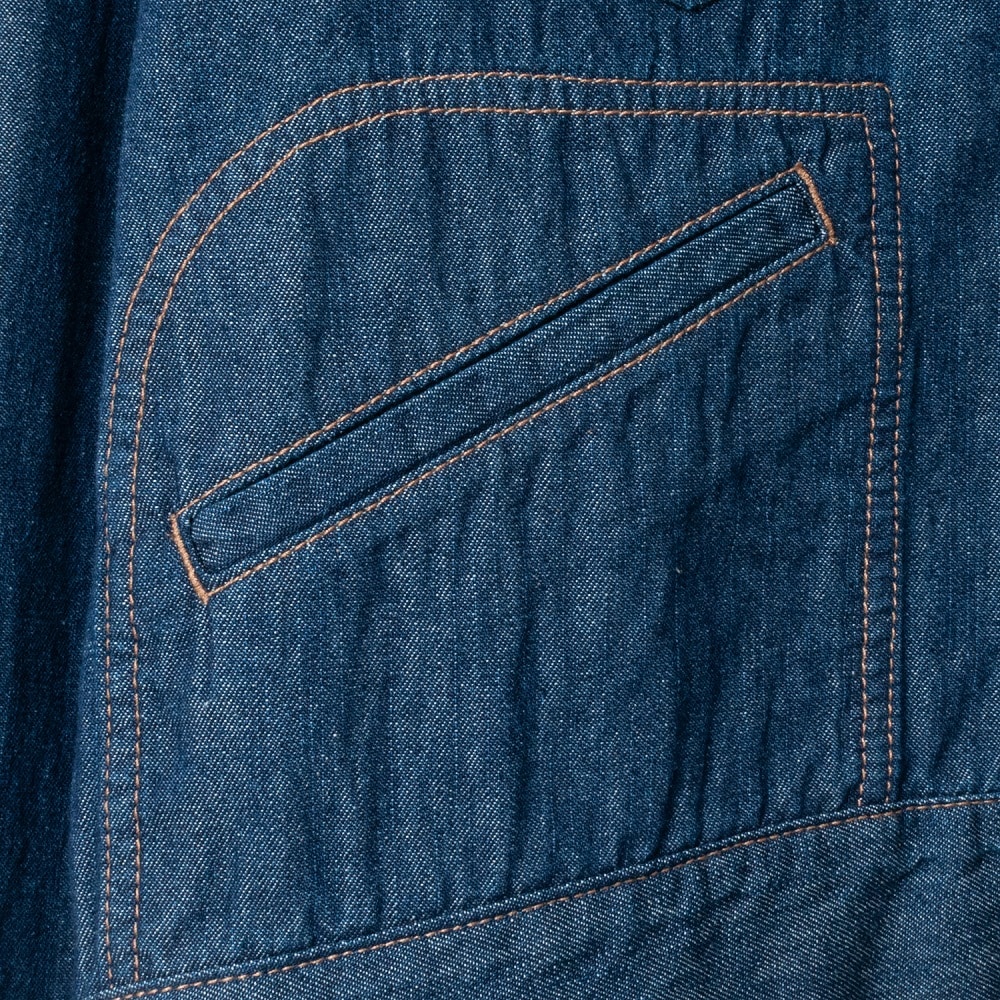 [le ciel de HARRISS] Vintage Style 6.5oz Denim Jacket_Blue(51)