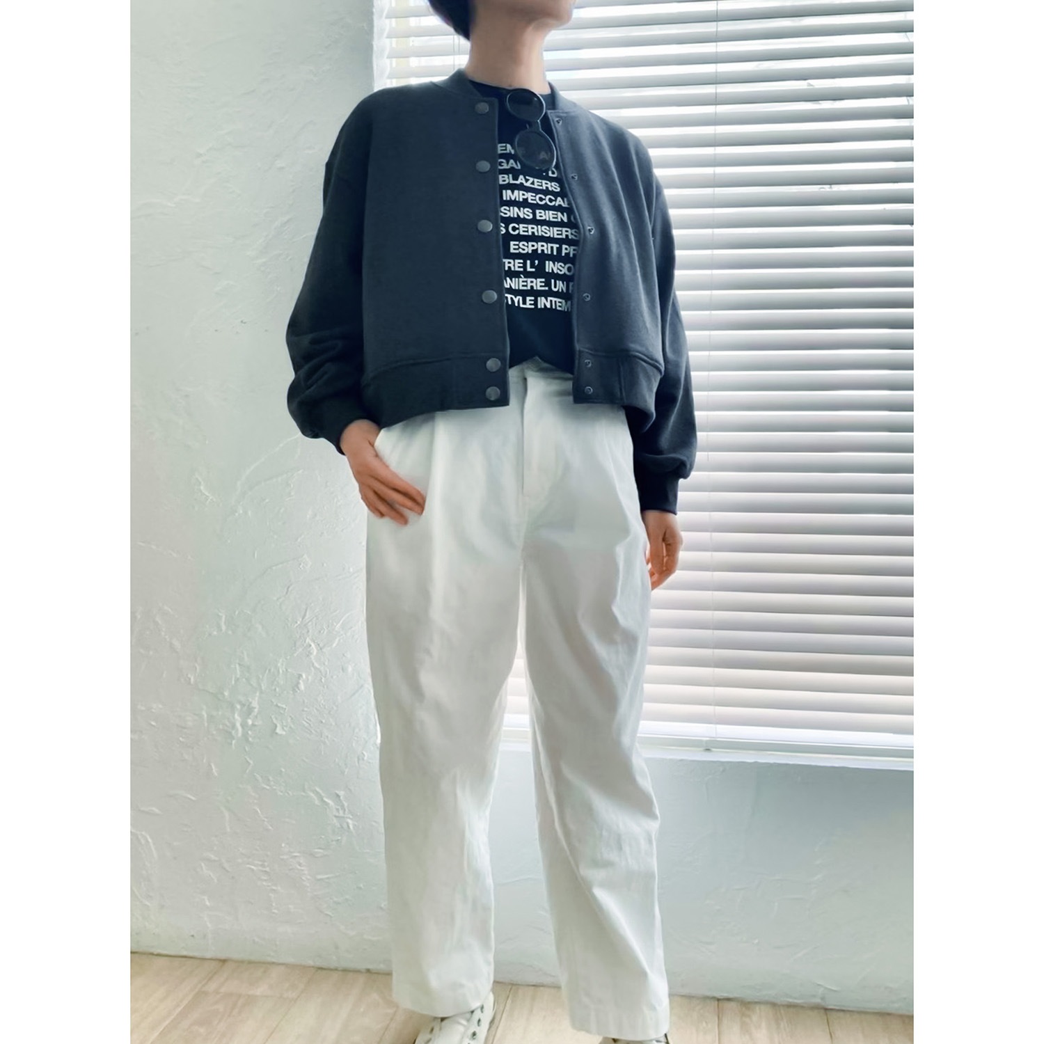 [le ciel de HARRISS] Sweat Varsity Jacket