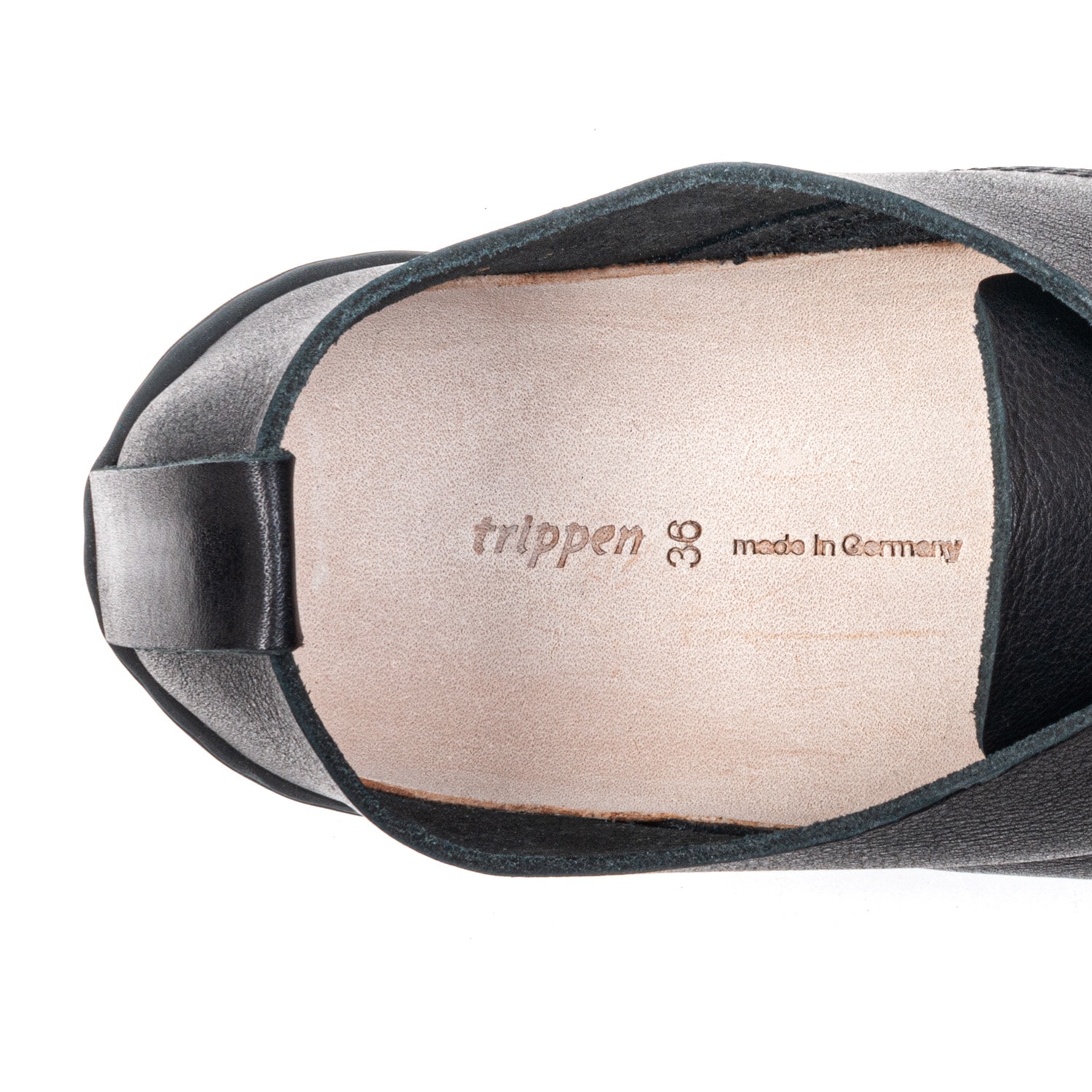 [trippen] Pot f ( black-waw )