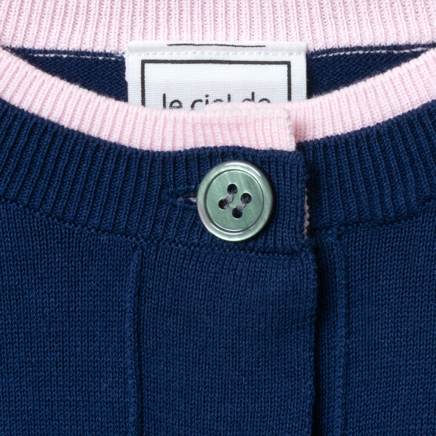 [le ciel de HARRISS] Faux Layered Cardigan