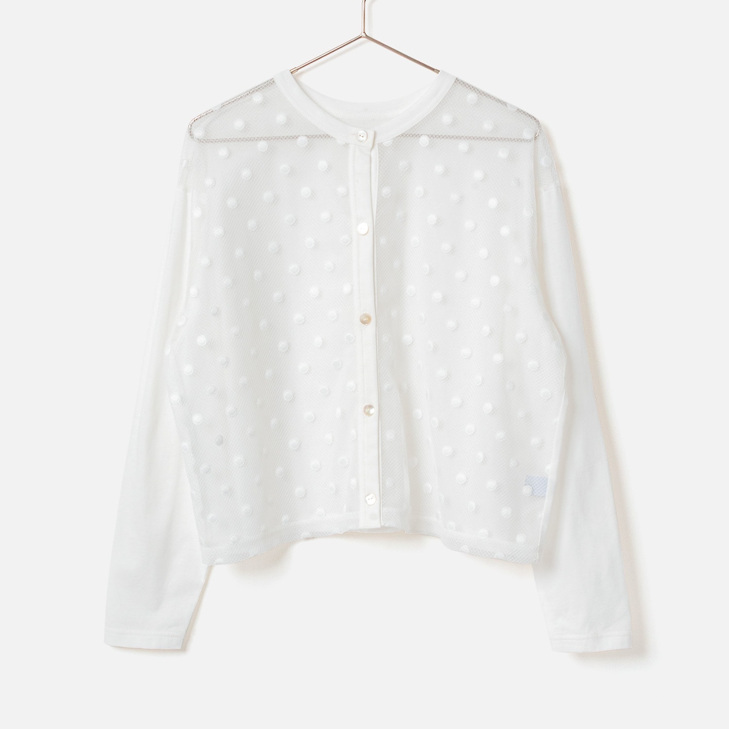 [Harriss] Polka Dot Pattern Cardigan