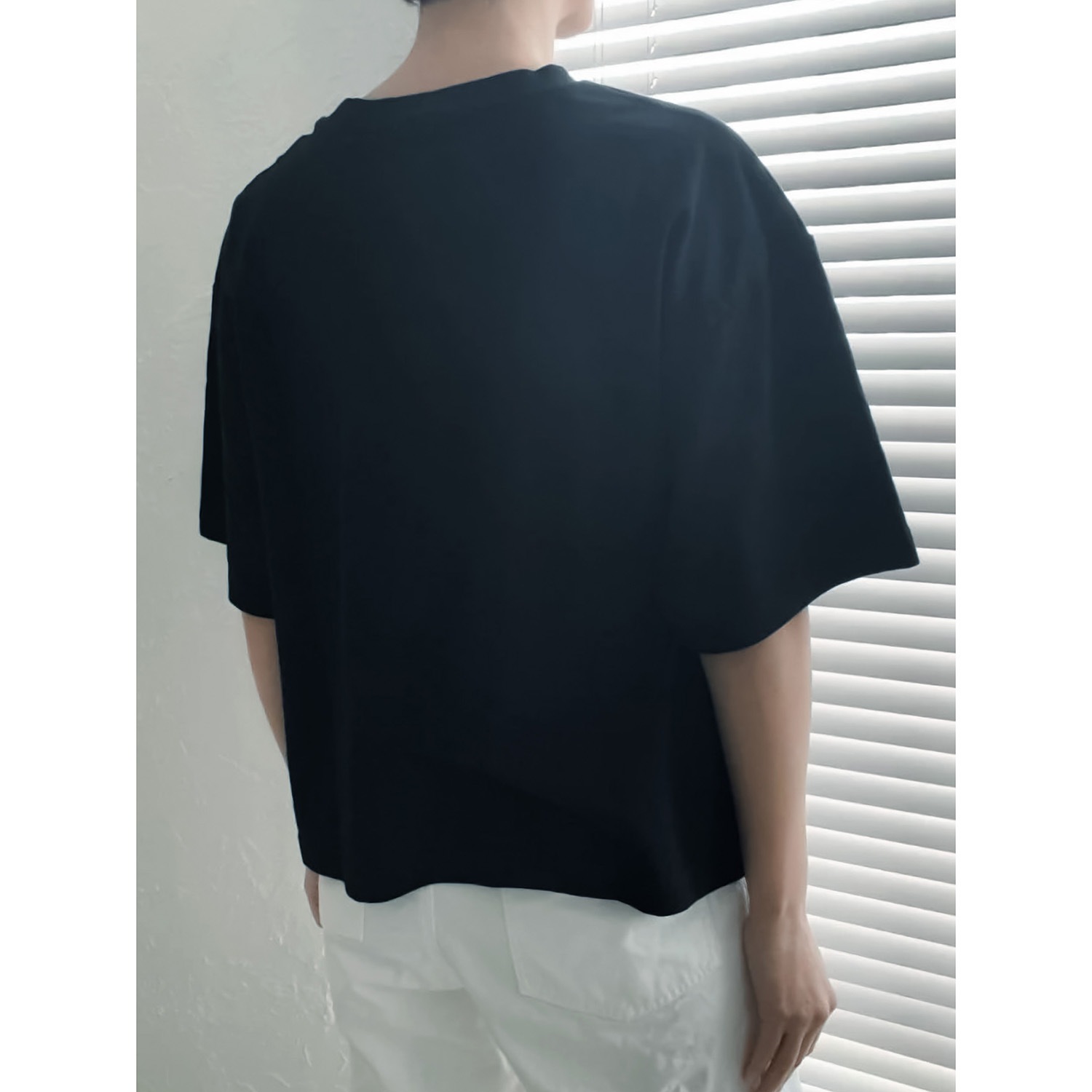 [le ciel de HARRISS] BIG SILHOUETTE T-SHIRT_Message