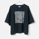 [le ciel de HARRISS] BIG SILHOUETTE T-SHIRT_Message