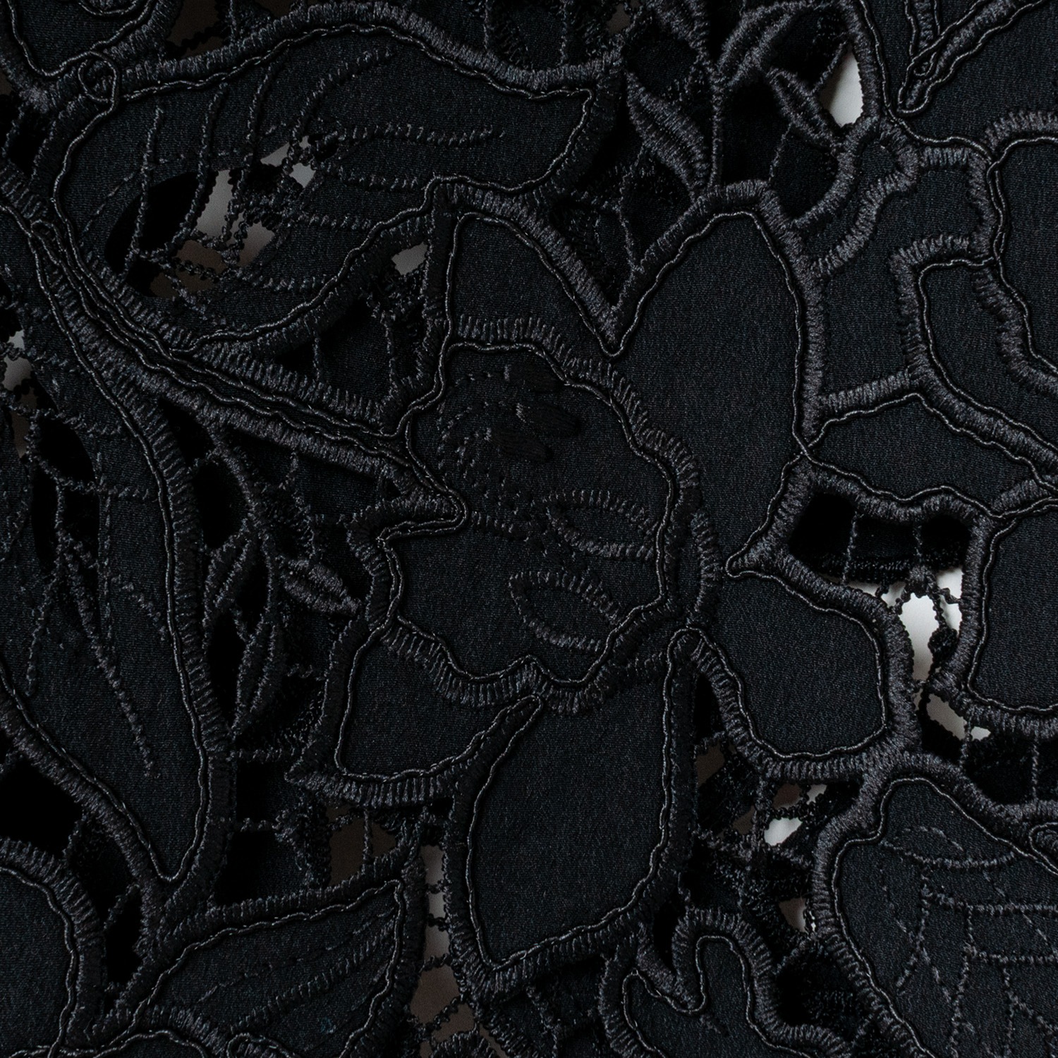 [Harriss] Embroidered Lace Vest