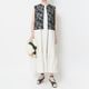 [Harriss] Embroidered Lace Vest