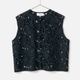 [Harriss] Embroidered Lace Vest