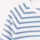 [RaPPELER] Striped Pattern Raglan Sleeve Cut and Sewn_Blue(51)