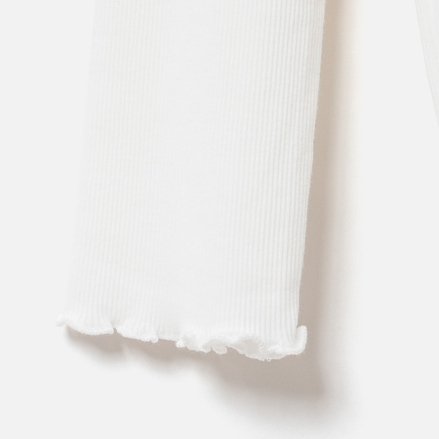 [Harriss  Keiko Okamoto] Cut-rib long turtleneck sweater_Off white(02)