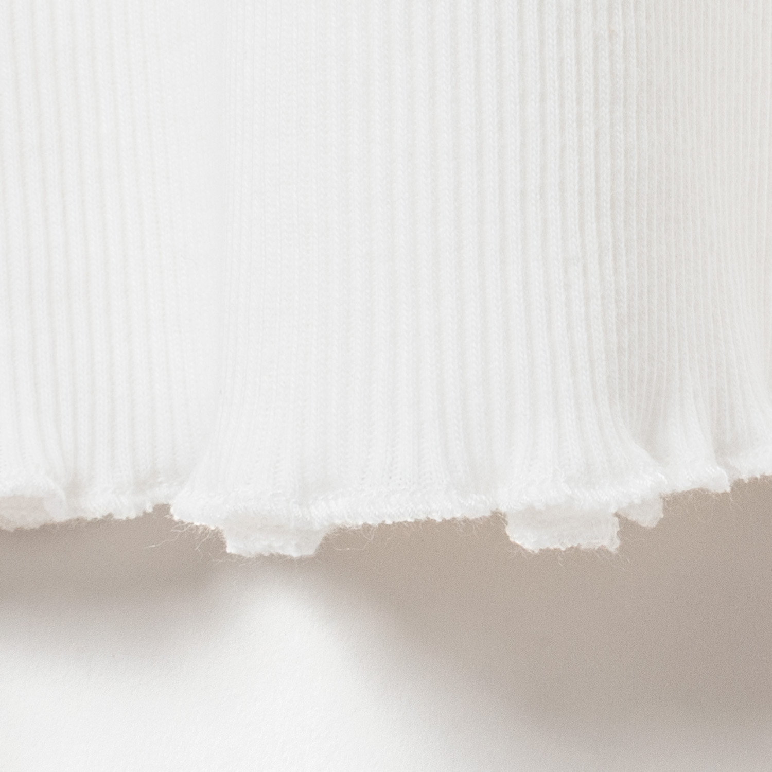 [Harriss  Keiko Okamoto] Cut-rib long turtleneck sweater_Off white(02)