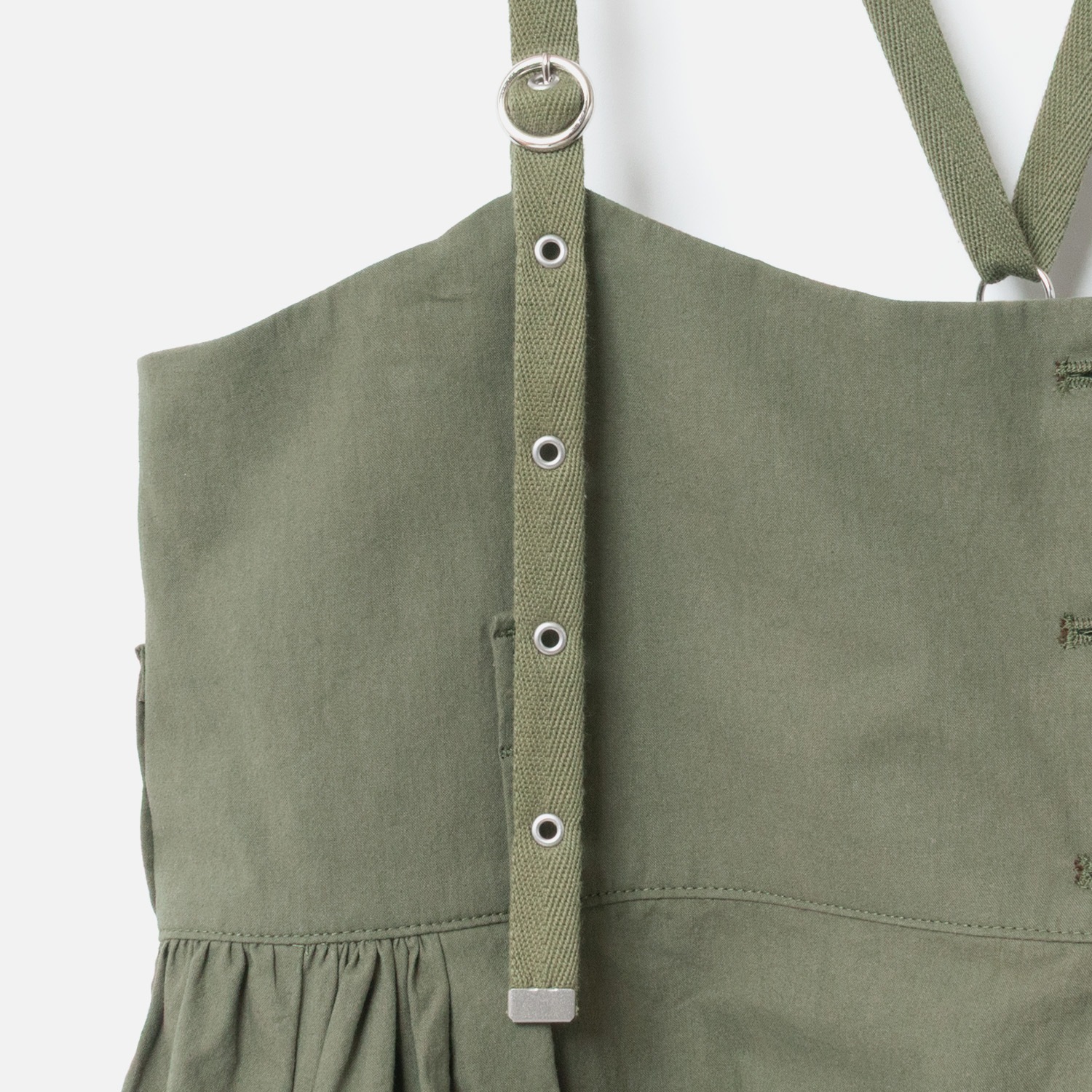[RaPPELER] Suspender pants_khaki(32)