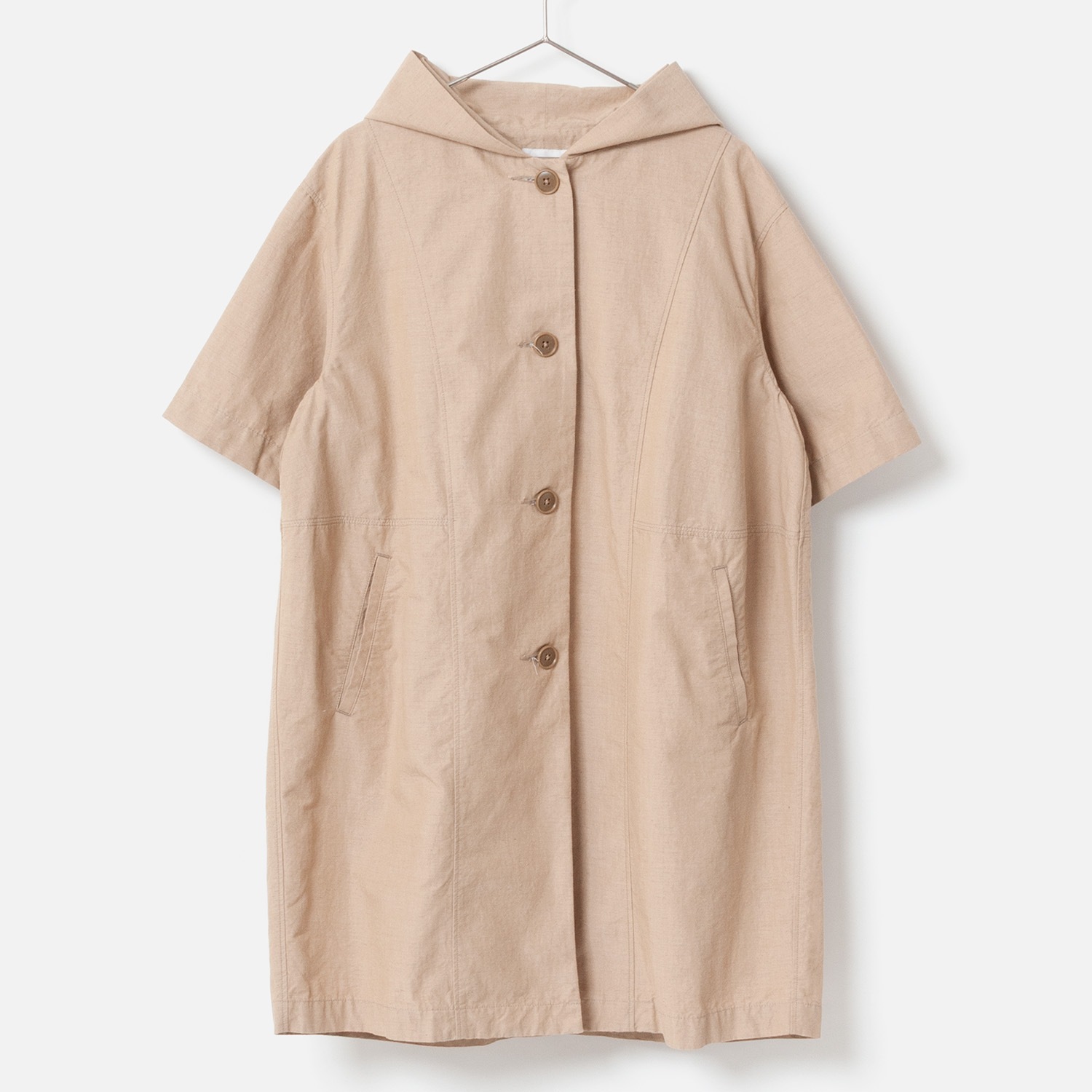 [RaPPELER] Spring coat with cocoon silhouette_Beige(61)