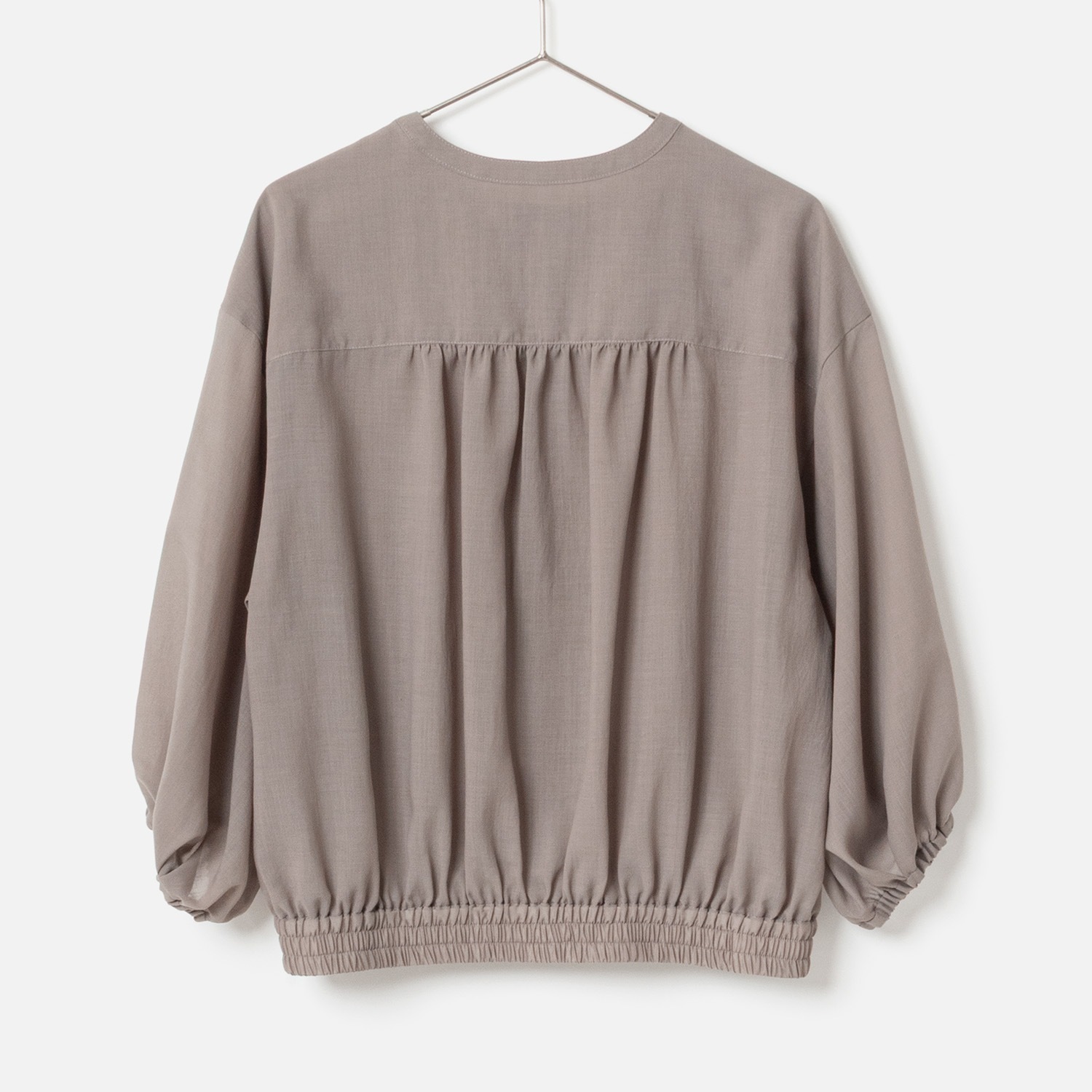 [Harriss] Sheer Front Zip Blouson