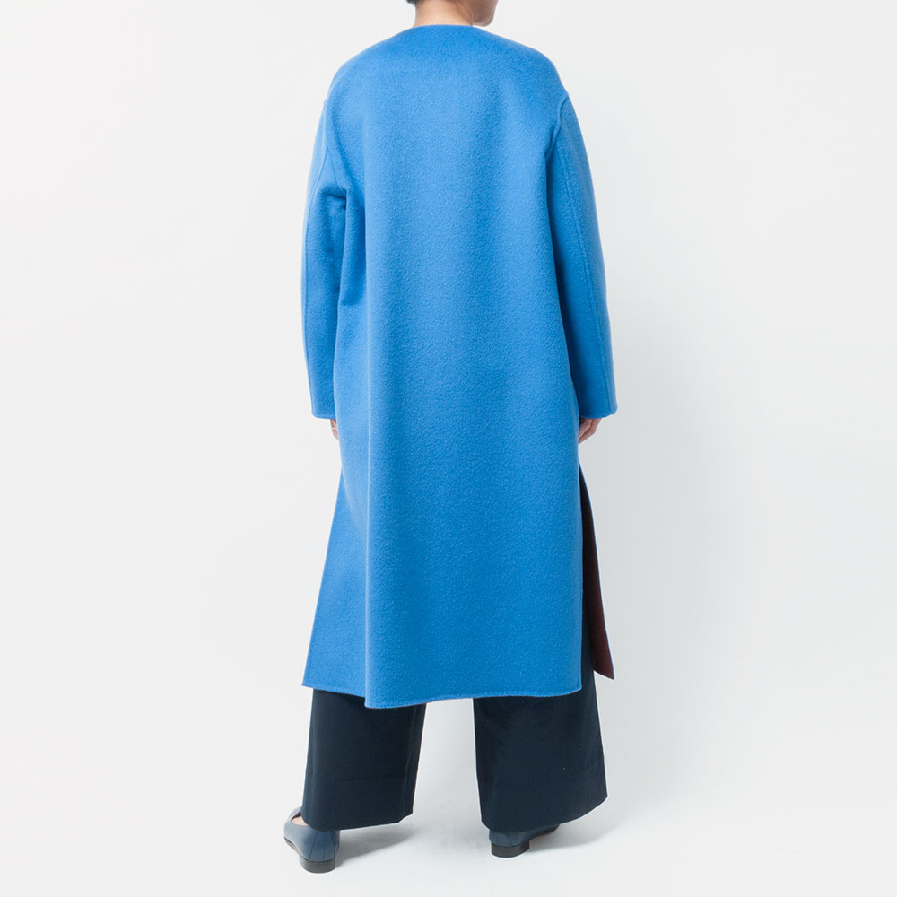 [HARRISS GRACE] CASHMERE REVERSIBLE SNAP COAT(70)