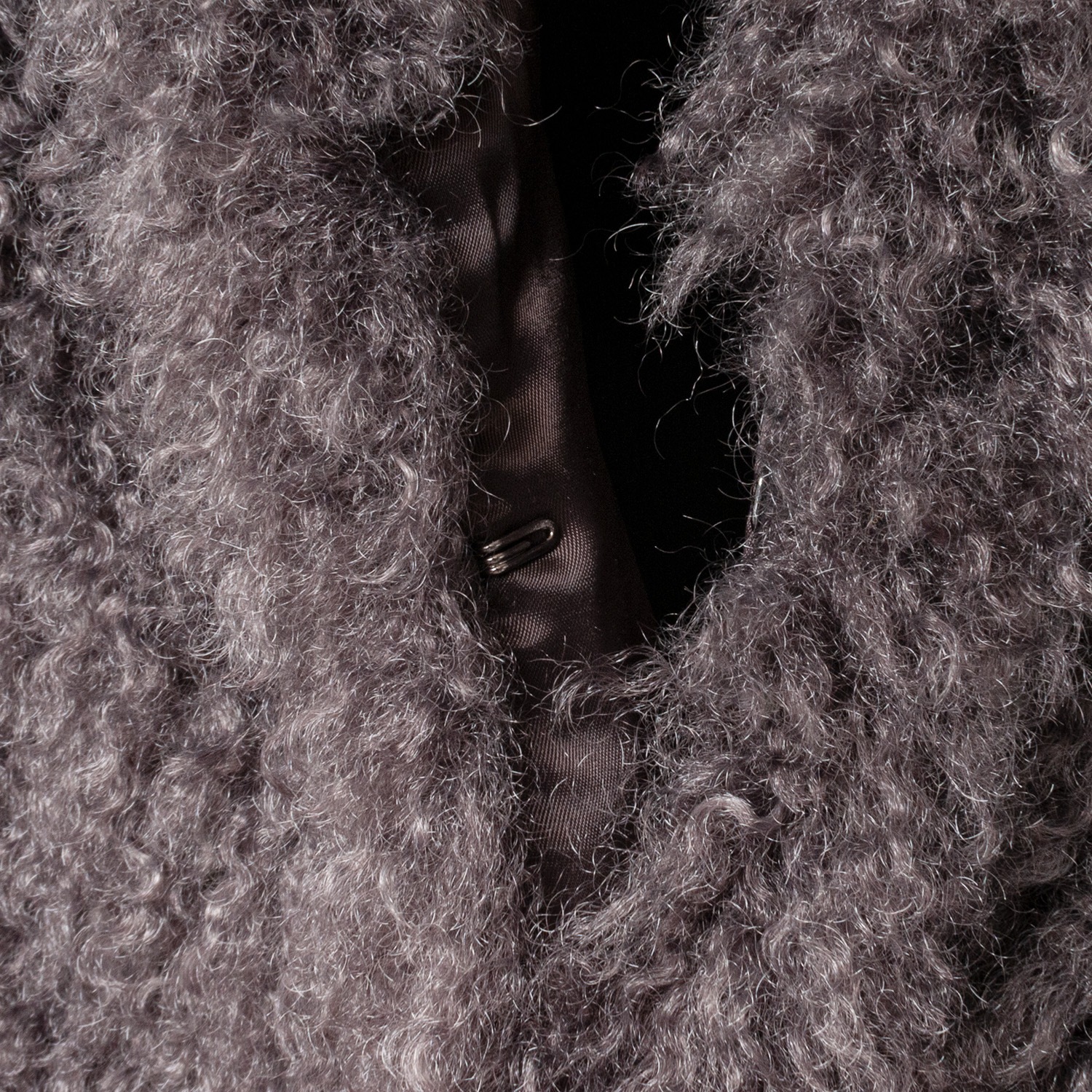 [HARRISS De Relax] Fur gilet_CHARCOAL GRAY(81)