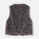 [HARRISS De Relax] Fur gilet_CHARCOAL GRAY(81)